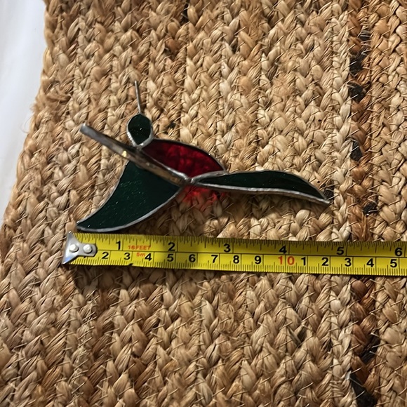 Handcrafted Humming Bird stained glass. EUC. - Picture 8 of 8